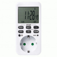 SmartBuy розетка-таймер суточный/недельный электронный, акк 3500Вт с обратным отсчетом SBE-STE2