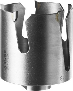 Коронка ЗУБР "ПРОФИ" "ПРОУНИВЕРСАЛ",твердоспл.резцы,бетон,керам,цв.мет,гипсокарт,пласт,дерево,d68мм