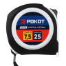 РОКОТ Рулетка "ОПТИМА", 7,5м х 25мм, одинарный зацеп, корпус PP+TPR