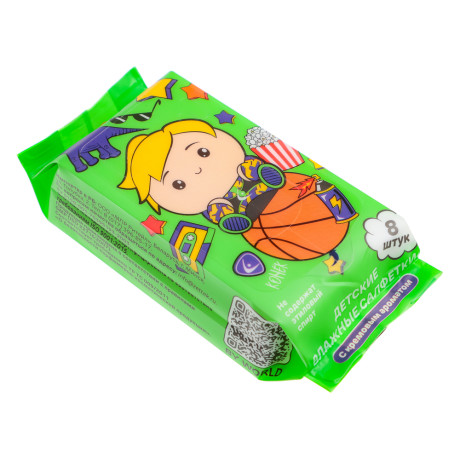 BY Русские Супергерои Влажные салфетки, мини, 8шт, 0+