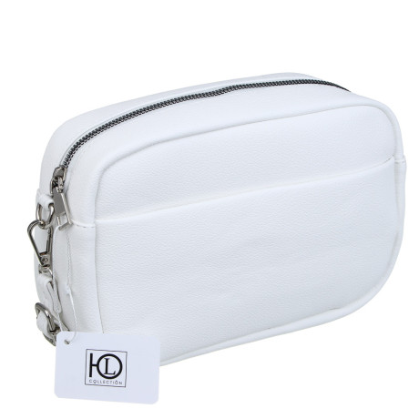 Сумка кроссбоди с 3-мя отделениями на длинном ремне тм ЮL Ясмин, ПУ, 21х14х7,5см, 2 цвета, КЖС24-24