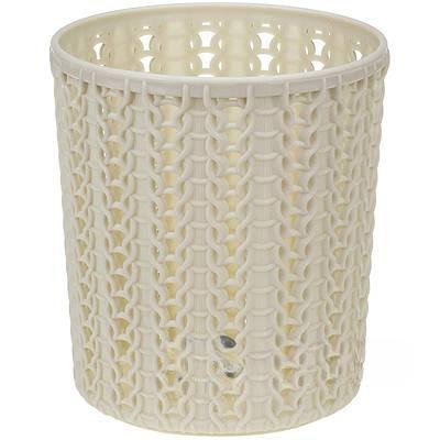 Подставка Вязание круглая бел.ротанг М2384 (20)