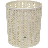 Подставка Вязание круглая бел.ротанг М2384 (20)