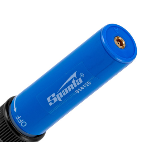 Горелка газовая, тип "Карандаш", 2 насадки для пайки, 130 мм Sparta