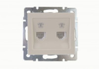 Lezard RAIN мех. роз. телеф. СУ 2 мест. крем (корпус PC) 703-0388-138