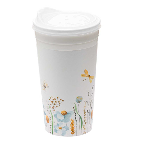 Стакан с крышкой 0,5л Весна СТК-2392 ВМС х10