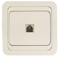 Makel Mimoza роз. телеф. СУ 1 мест. крем. (RJ11) 25014