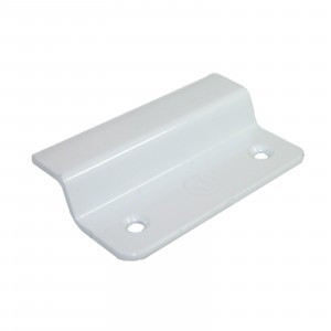 Ручка балконная Кунгур металлическая белая (80, 10!!!) НОВИНКА