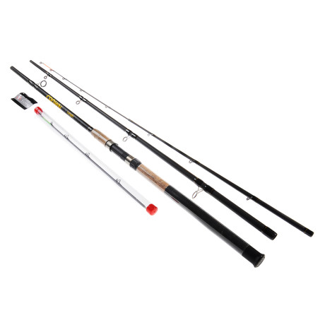 AZOR FISHING Удилище фидерное "Краун", 3 сост., файбергласс, 3,3м., 50-100 гр., в компл. 3 вершинки