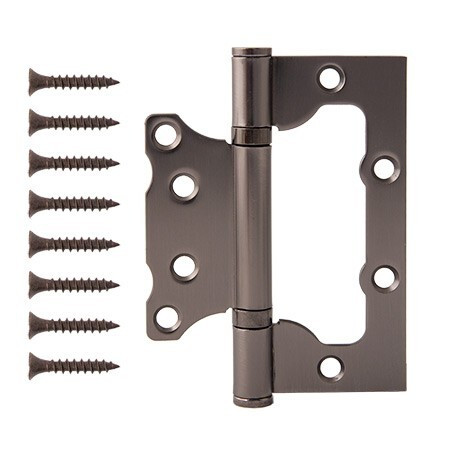 Петля CODE DECO 100х75-B2-GRF БЕЗ врезки 2подшипника (графит)  \2 (25/100)