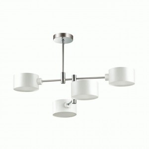 LUMION 3742/4C LN19 040 бел., хром люстра накл. E14 4*60W ASHLEY 430x740