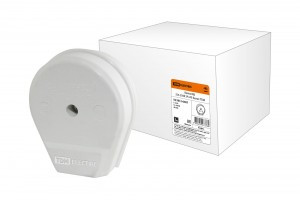 TDM Вилка штепс. (ВШ) для электроплит 32А 250В 2Р+РЕ белая (6!) SQ1812-0007