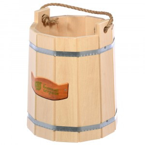 Ведро 9л, липа, 3593 Банные штучки