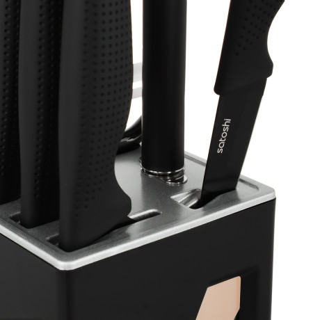 SATOSHI Торонто Набор ножей кухонных 8пр, на подставке