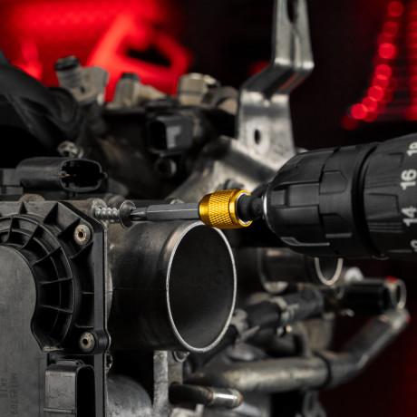 Набор бит, магнитный адаптер, CrV, пластиковый кейс, 64 шт. Matrix