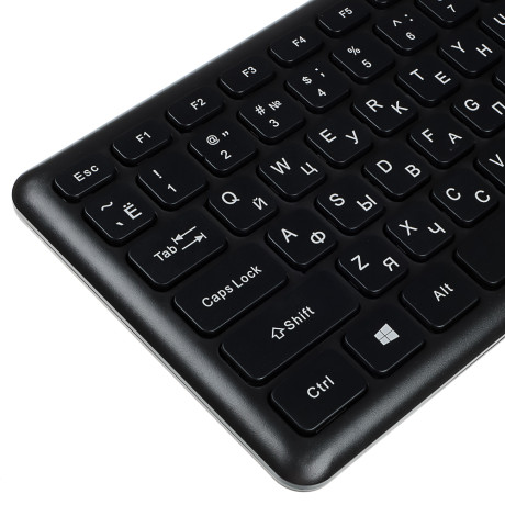 FORZA Клавиатура проводная, черный, 382x126x21.3мм, кабель 150см