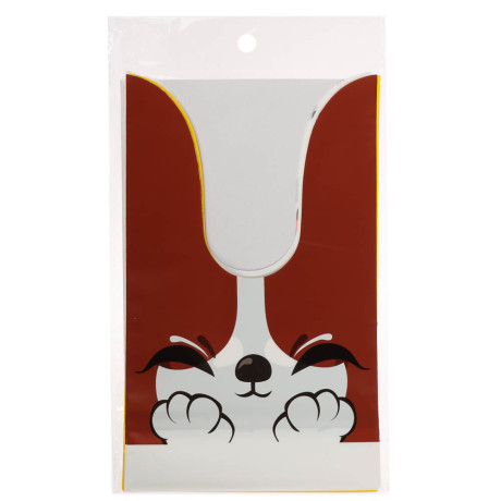 Набор подарочных мешков 20шт, 5 дизайнов, 13,5x22 см, пластик, арт.2