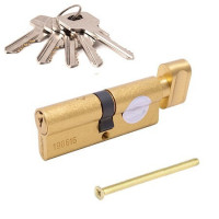 Личина Апекс 80-ZC с вертушкой и защитой от высвер. (латунь)  \10