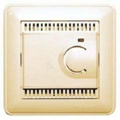 Systeme Electric W59 термостат эл. 10А д/л теп. пола с датчиком от +5 до +50С слон к. TES-151-28(2!)