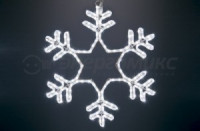 Фигура (дюралайт) &quot;Снежинка&quot; 180LED белая 55*55см IP65, 17W  501-334 Neon Night