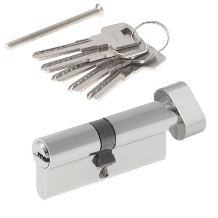 Личина Avers GM-80-C-CR (хром) перфоключ с Вертушкой (латунь)  \10 (100)