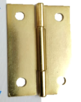 Петля мебельная карточная латунь 38мм
