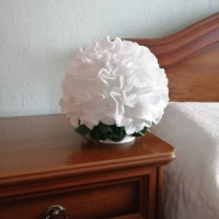 Uniel св-к декоративный E27 7W 4000K+RGB фоамиран, Северное сияние d=150 ULW-R07 T/RGB+WHITE/150C/A