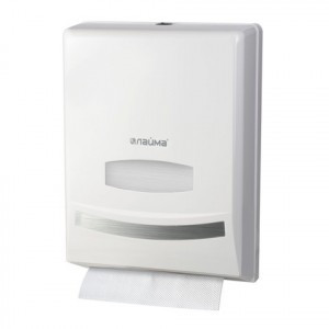 Диспенсер д/полотенец ЛАЙМА PROFESSIONAL (Система H2/F2) Interfold, белый, ABS-пластик, 601425