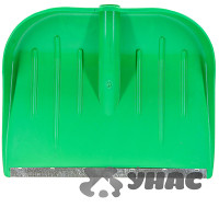 Лопата снег. пласт с пл. 460х370 Аляска d40 зелен (10)