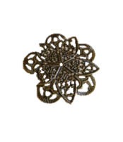 Декоративный элемент &quot;Цветок&quot; 45 мм, бронза