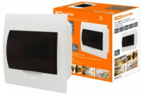 TDM бокс (корпус) пластик ЩРВ-П- 8 мод. встраиваемый IP41 SQ0902-0003