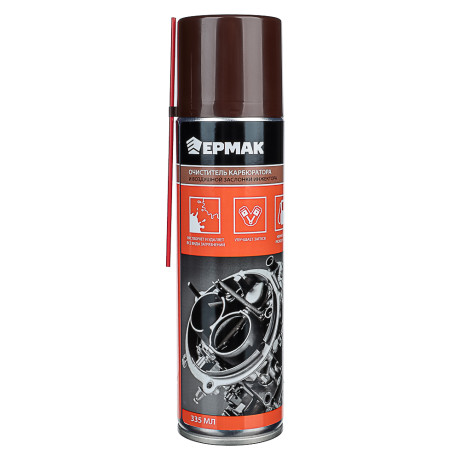 ЕРМАК / NG Очиститель карбюратора и воздушной заслонки инжектора (аэрозоль) 335 мл