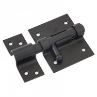 Засов Домарт дверной ЗД- 60 черный d-13мм10)