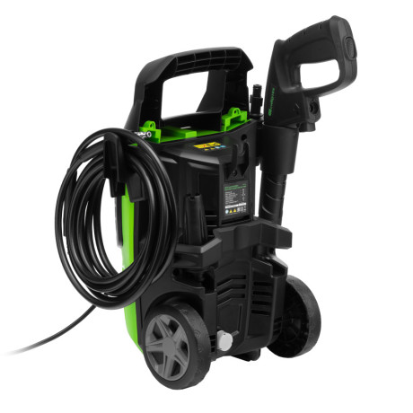 Моечная машина высокого давления АМ-1800, 1800 Вт, 140 бар, 350 л/ч, колесная Сибртех