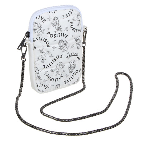 Попугай Кеша Кошелек мини наплечный 18,5х12см, 1 отд., метал.цепь, иск.кожа, прошивка, 2 дизайна