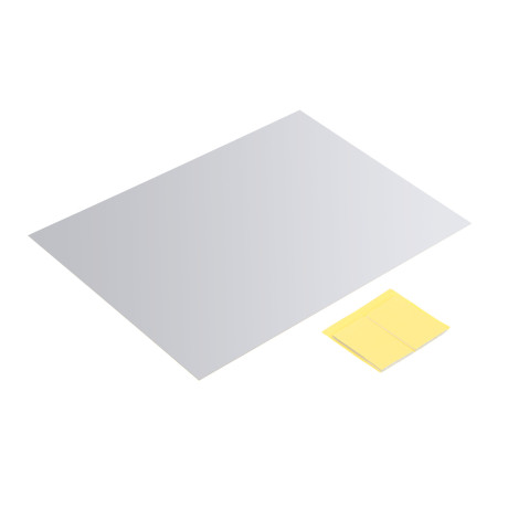 ЕРМАК Зеркальный элемент (ремкомплект) для зеркал заднего вида, 1 шт, 25,3x17,8см