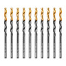 Сверло по металлу, 4,2 мм, HSS-Tin, Golden Tip, 10 шт. Denzel
