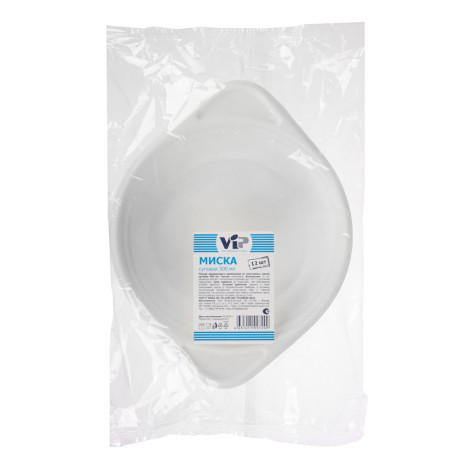 Миски окрашенные тм VIP, 500 мл, полипропилен, 12 шт