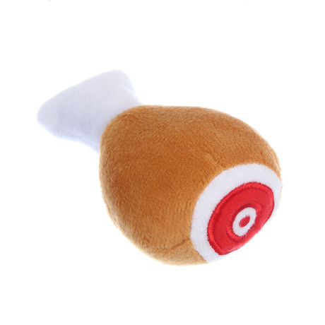 Игрушка для собак тм VETTA, куриная ножка, полиэстер, 12х7,5 см