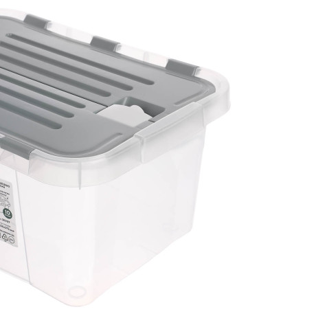 Контейнер для хранения VERDE 10л, полипропилен, 37,2x25,6x17,8см