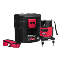 Лазерный уровень CRX-30R, 30 м, красный луч, батарейки, резьба 5/8&quot; MTX