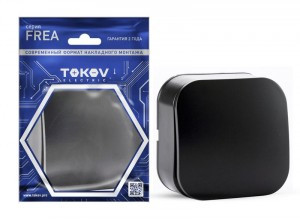 TOKOV ELECTRIC выкл. ОУ 1 кл. 10А IP20, АБС-пластик, карбон Frea TKE-FR-V1-C14