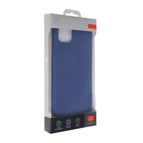 BY Чехол для смартфона Цветной, iP - 11, синий, силикон