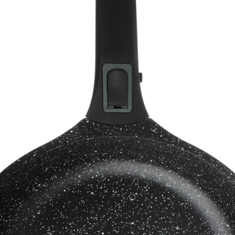 SATOSHI Уран Сковорода литая d28см, антипригарное покрытие Мрамор, индукция, съемная ручка