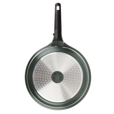 SATOSHI Уран Сковорода литая d28см, антипригарное покрытие Мрамор, индукция, съемная ручка