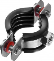 Хомут трубный с гайкой, оцинкованный, 3/4", 9шт, ЗУБР Мастер 37850-25-29