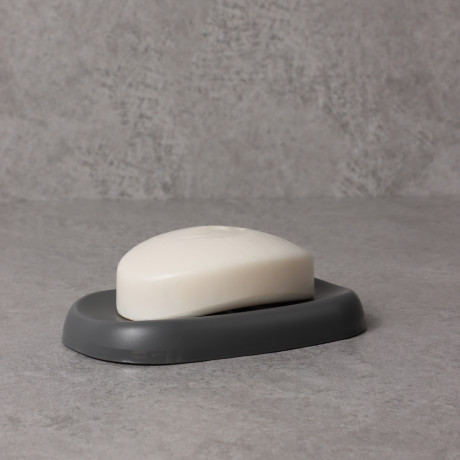 Мыльница "Scandi" 130х80х20 мм, серый