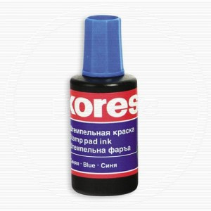 Краска штемпельная  синяя '71304 Kores 3181