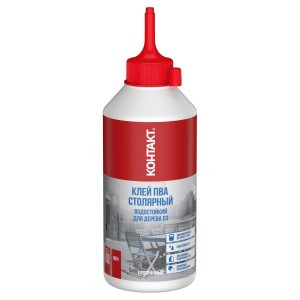 Клей ПВА столярный Контакт D3, 500г, для дерева водостойкий, арт.25261