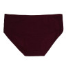 GALANTE Трусы женские макси с декором, р.50, 95%хлопок, 5%спандекс, бордовый, НБ25-15
